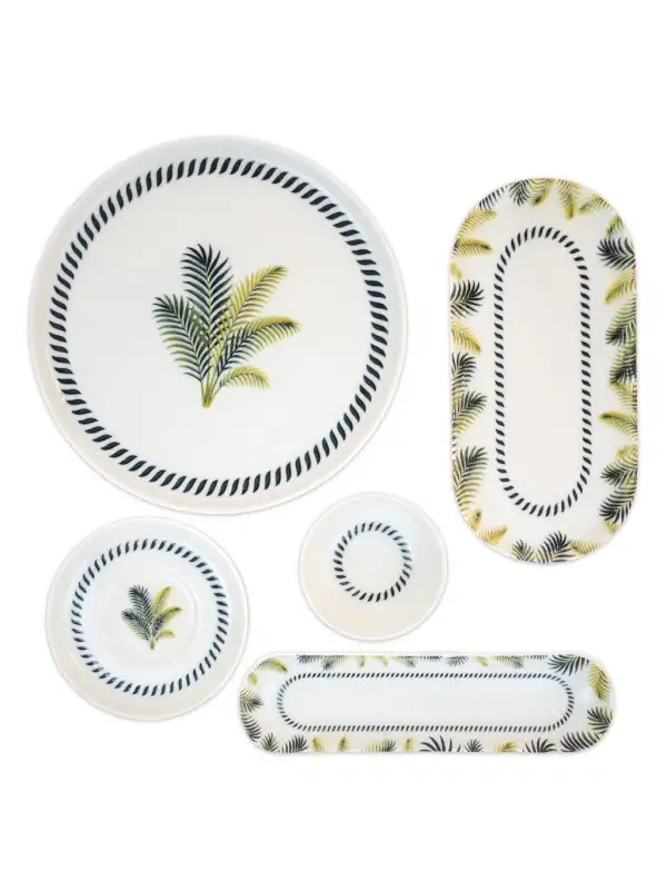 Farika Zühre 22 Prç Dijital Kahvaltı Takımı Palmiye R-0498