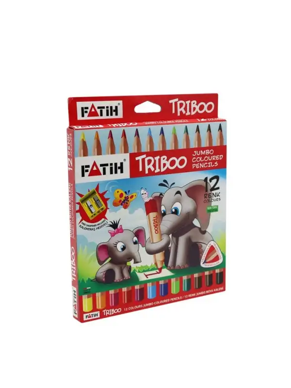 Fatih Jumbo 12li Tribo Kuruboya Kalemtıraş Hediyeli