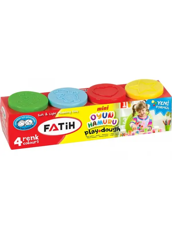 Fatih Mini Oyun Hamuru 4lü Set