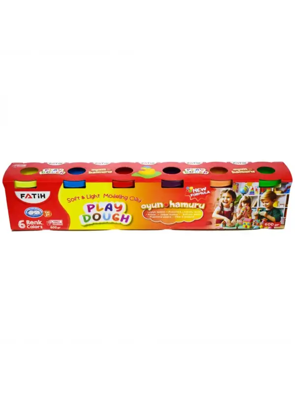 Fatih Oyun Hamuru 6 Renk 600gr