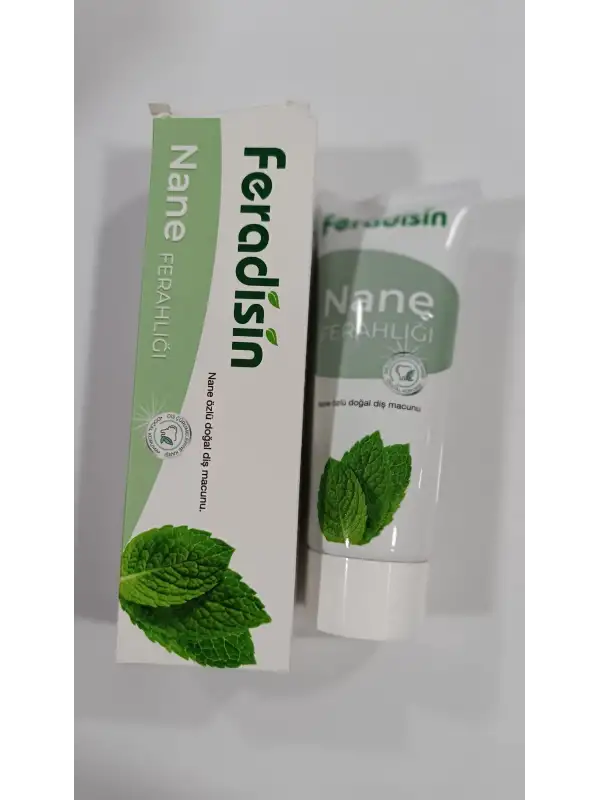 Doğal Nane Özlü Florürsüz Beyazlatıcı Ve Koruyucu Diş Macunu 90 gr - Gimdes Helal Sertifikalı