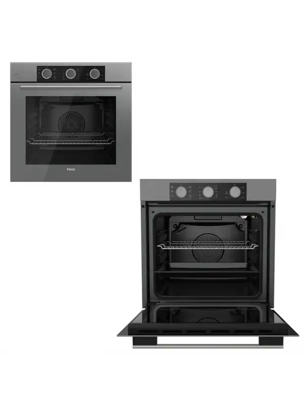 Ferre Xe62cpr Fryart Basic Gri Ankastre Fırın