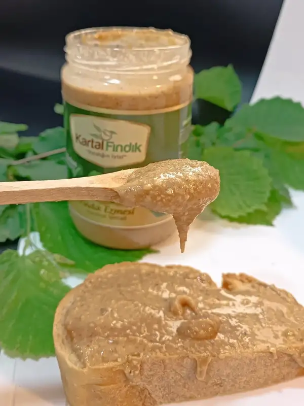 Fındık Ezmesi 600 gr Katkısız Doğal % 80 Fındık + Şeker