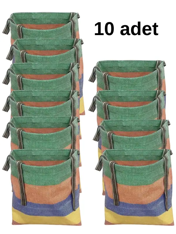 Fındık Toplama Sepeti Renkli Kalın ve Kullanışlı 10 adet