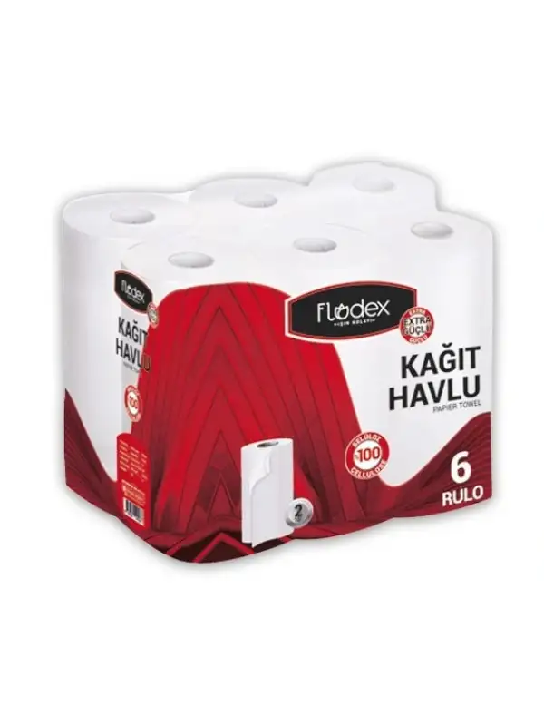 Flodex 6 Lı Kağıt Havlu 2 Katlı