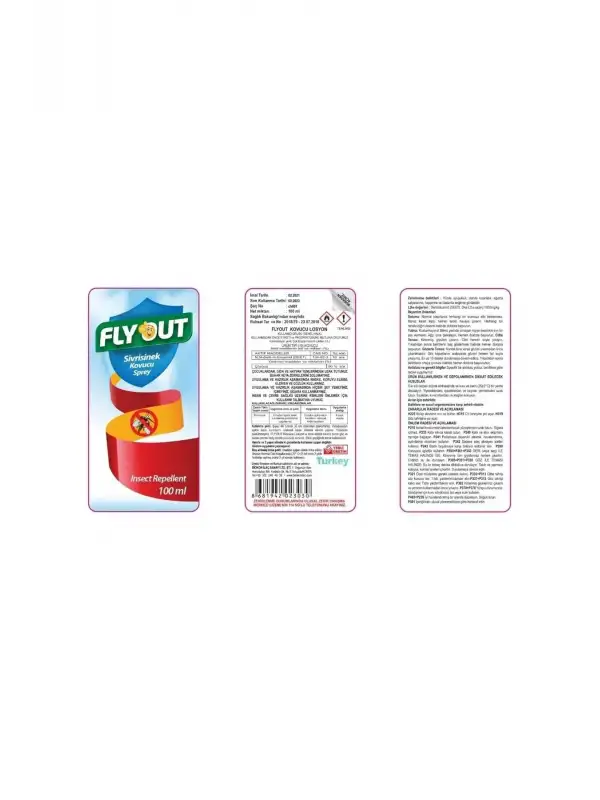 Flyout Sivrisinek Kovucu Losyon 100 ml