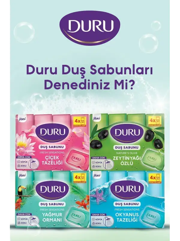 Fresh Sensations Okyanus Tazeliği 16 Adet Duş Sabunu 4x600gr