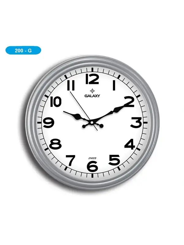 Galaxy Duvar Saati Gri 200-g