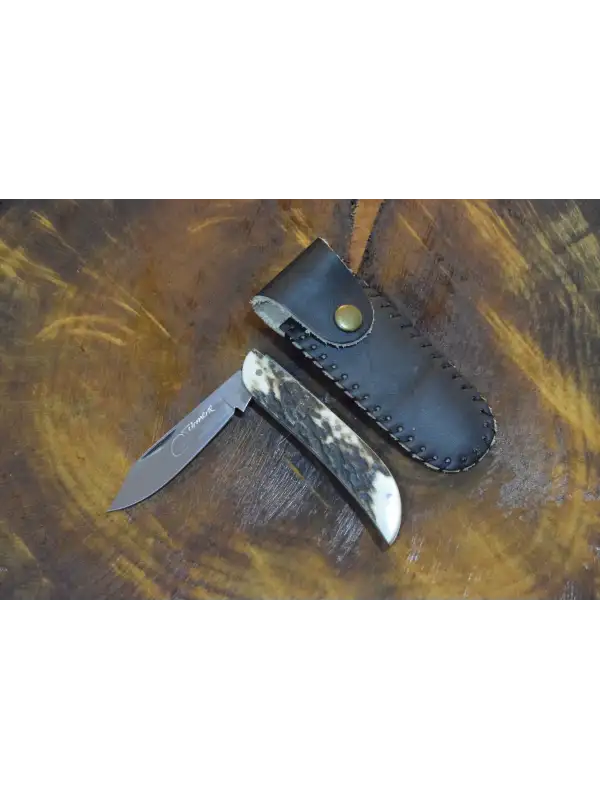 Geyik boynuzu Avcı Çakı