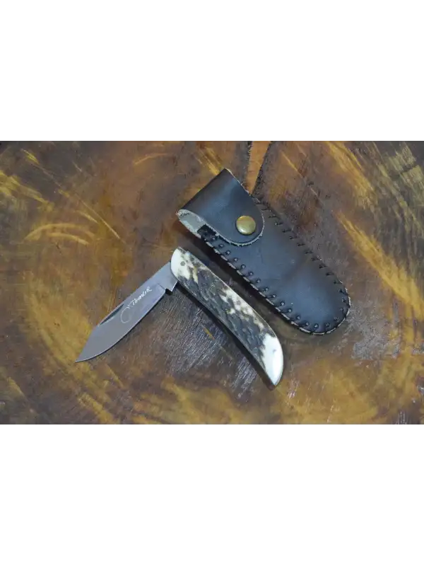 Geyik boynuzu Avcı Çakı