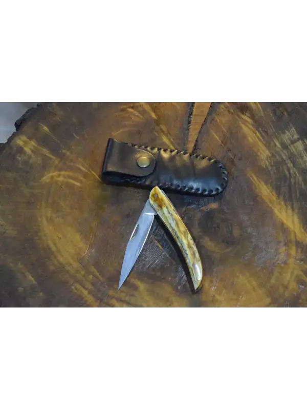 Geyik Boynuzu Sivri sap Çakı