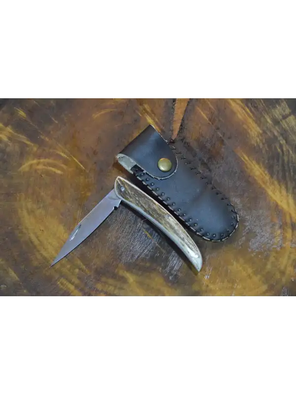 Geyik Boynuzu Sivri sap Çakı