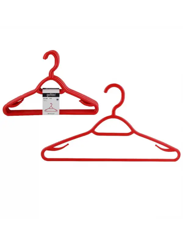 Gondol Neo Renkli Elbise Askısı 12 Li G-406