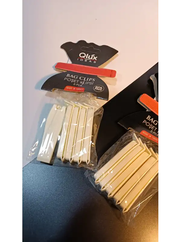 Qlux Poşet Klipsi 5li L-364