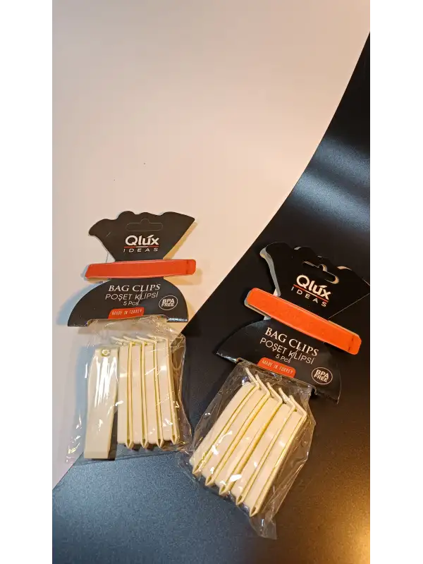 Qlux Poşet Klipsi 5li L-364