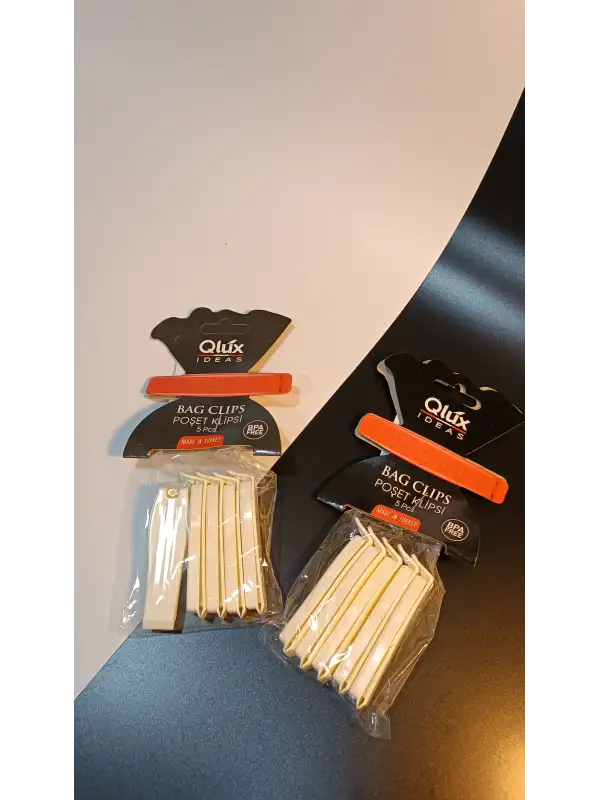 Qlux Poşet Klipsi 5li L-364