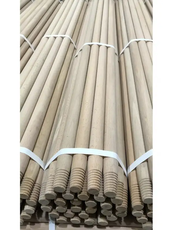 Fırça Sapı Ahşap Çam Süpürge Sapı 150cm Mop Sapı Dayanıklı Sağlam 1 adet