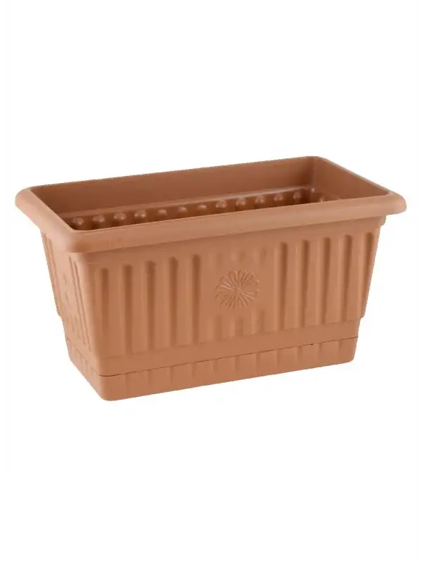 Hak Pls Naturel Orta Balkon Saksı Hp136 (9,5lt)