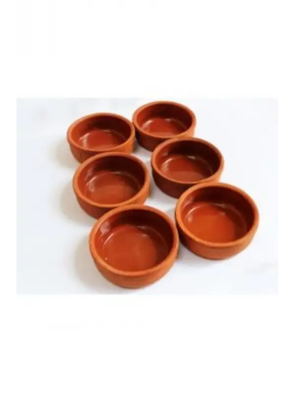 Sütlaç Kabı 6lı 1. Kalite Toprak Güveç 6lı Sütlaçlık , Küçük Güveç El Yapımı