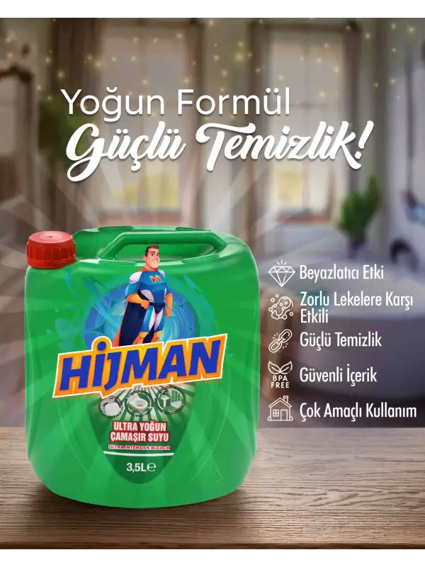 Hijman Çamaşır Suyu 3.5 Lt  Ultra Yoğun