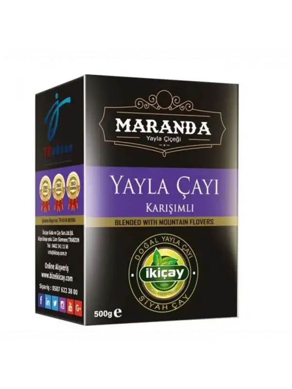 İkiçay Maranda Yayla Çayı Karışımlı 500 gr