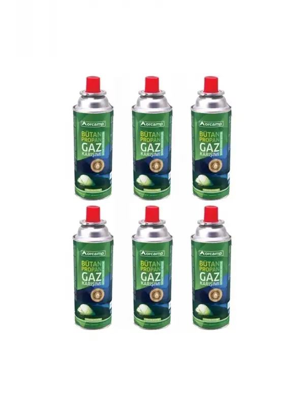 Kamp Kartuş Tüp 227 Gr Çakmaklı Pürmüz Set 6lı - Kts227