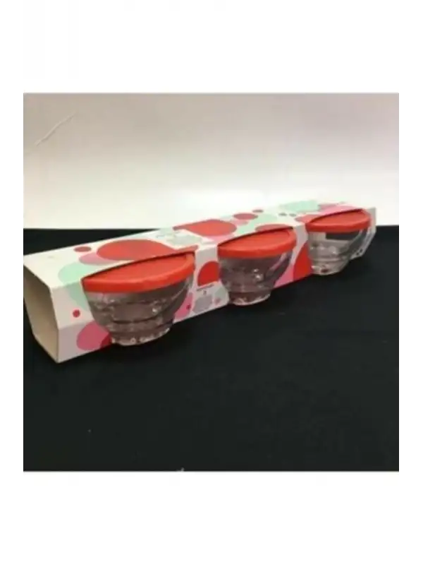 Kapaklı Sütlaç Kasesi 3 Adet Karaman 53523