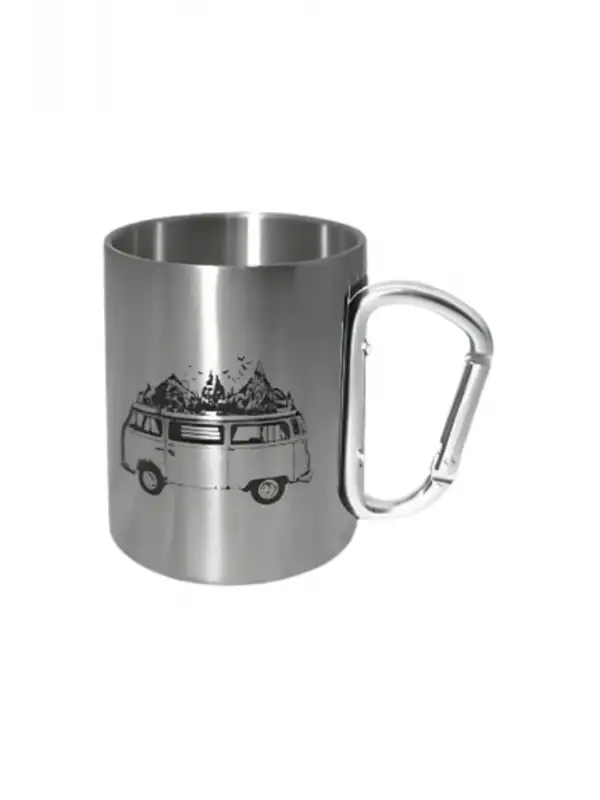 Karabinal Çelik Kupa Bardak