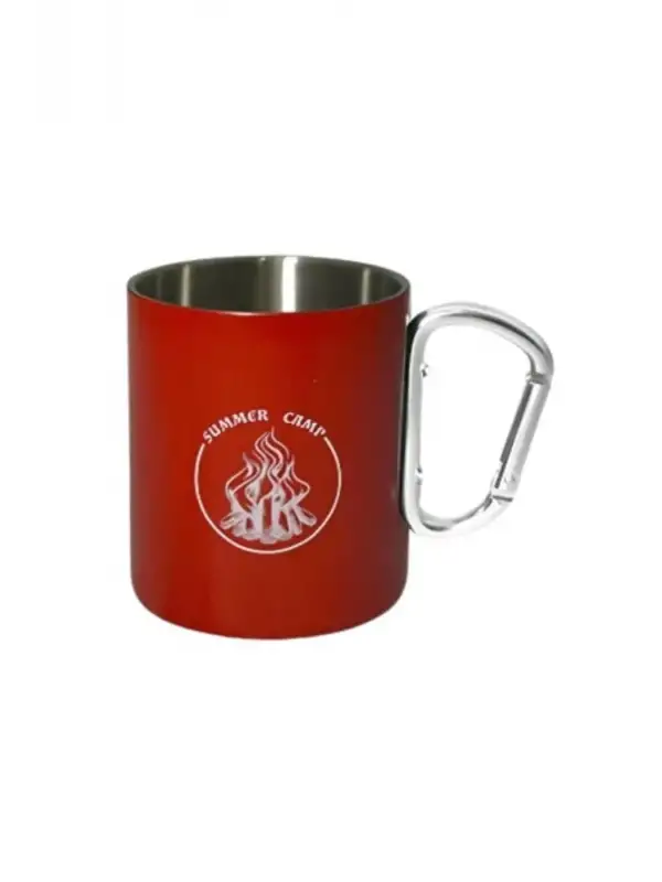 Karabinal Çelik Kupa Bardak