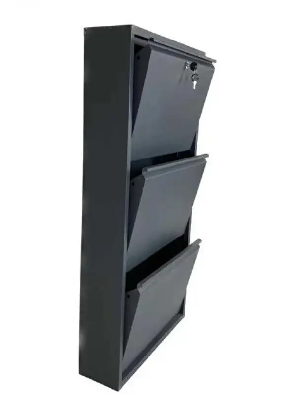 Kaser Kilitli Ayakkabılık 3 Katlı Dc-072