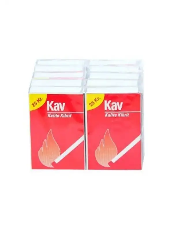 Kav Kibrit - 100 Adet (Dayanıklı ve Kolay Tutuşan)