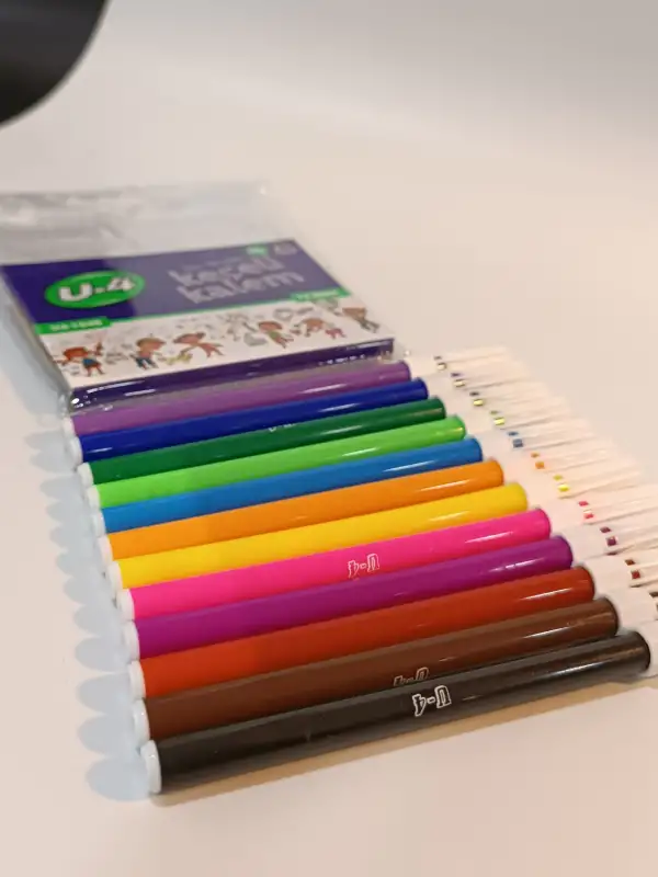 2021 Zrs U-4 Kecelı Boya Kalemı 12 Renk