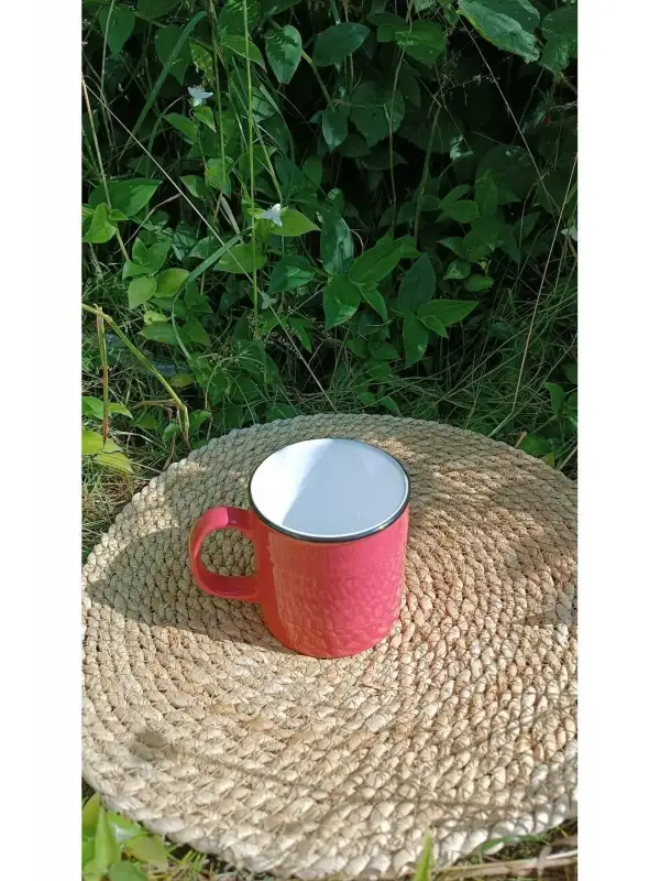 Keramika Çift Renkli Varil Kupa