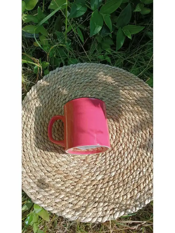 Keramika Çift Renkli Varil Kupa