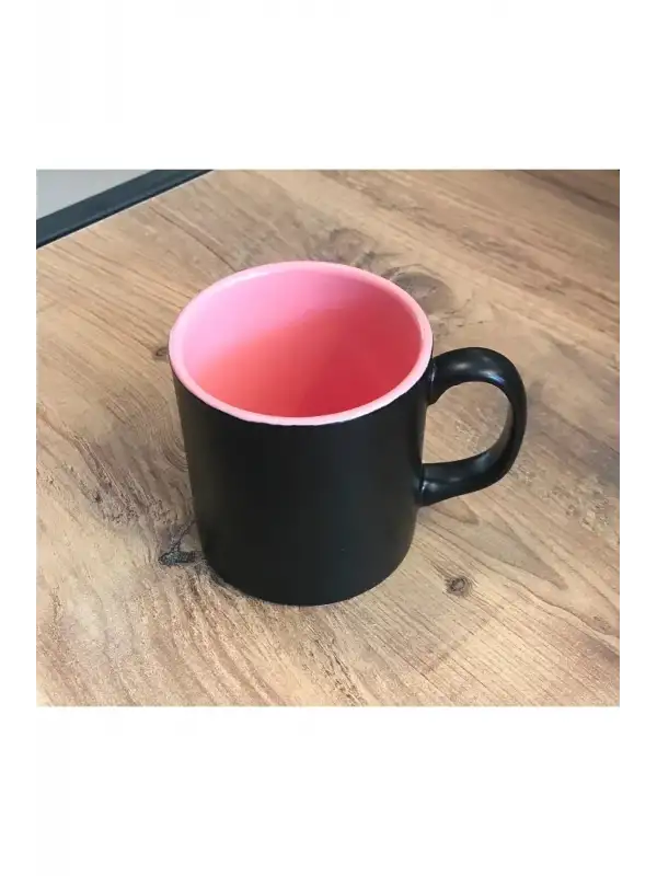 Keramika Kosova 10 Cm Çift Renk Kupa Kırmızı