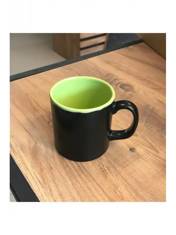 Keramika Kosova 10 Cm Çift Renk Kupa Kırmızı