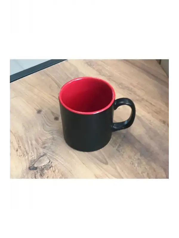 Keramika Kosova 10 Cm Çift Renk Kupa Kırmızı