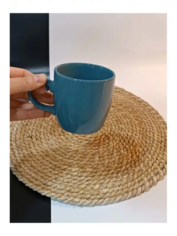 Keramika Seramik Renkli Kupa 9 cm