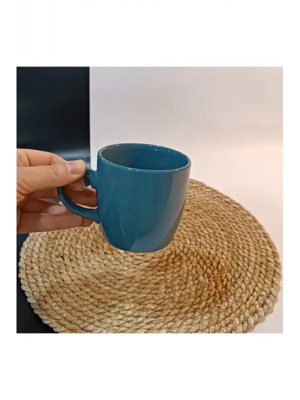 Keramika Seramik Renkli Kupa 9 cm