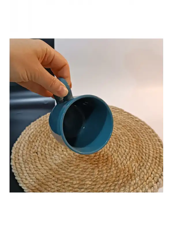 Keramika Seramik Renkli Kupa 9 cm