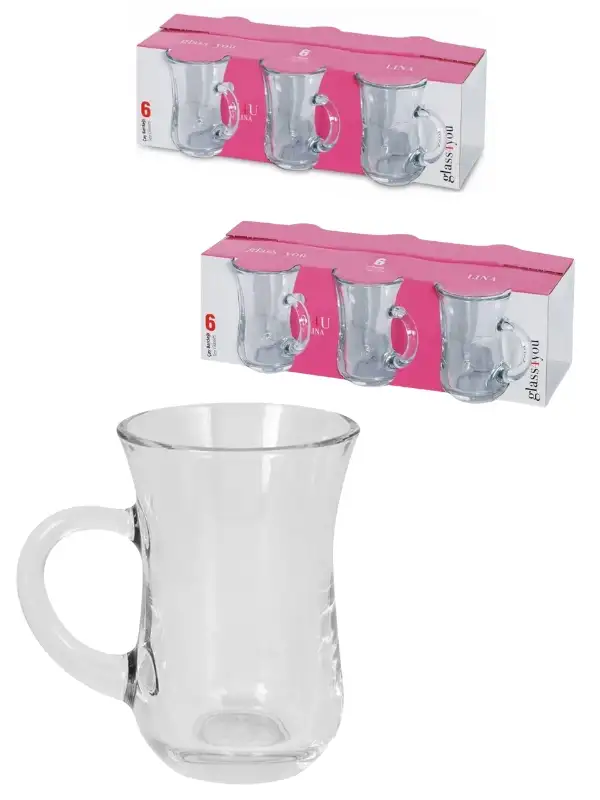 Kulplu Çay Bardağı 12li Set Paşabahçe Glass you