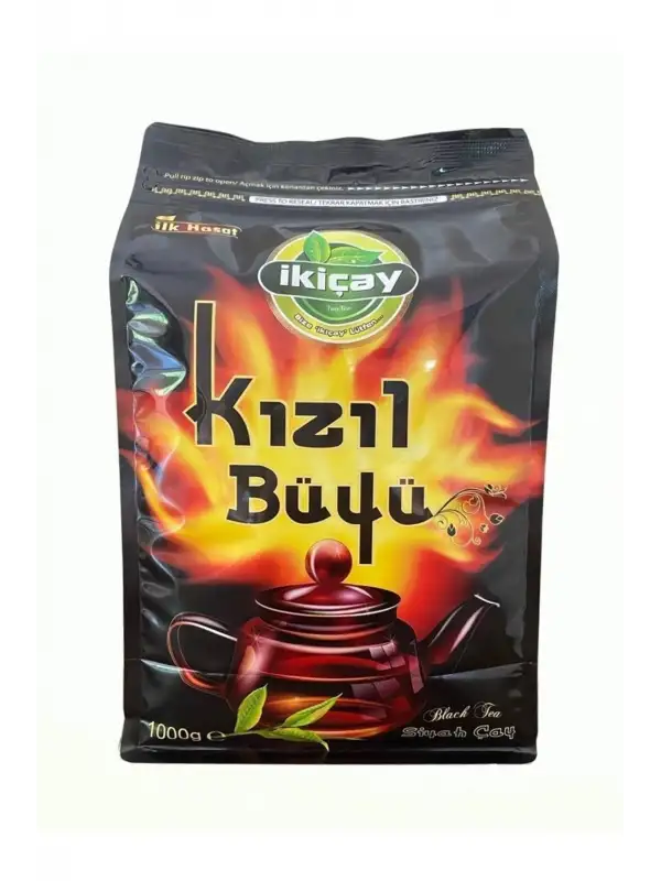İkiçay Kilitli Ambalaj Kızıl Büyü 1000gr. X 2 Paket