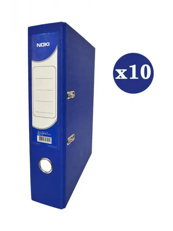Klasör Plastik Çıtalı Geniş Mavi 10’lu