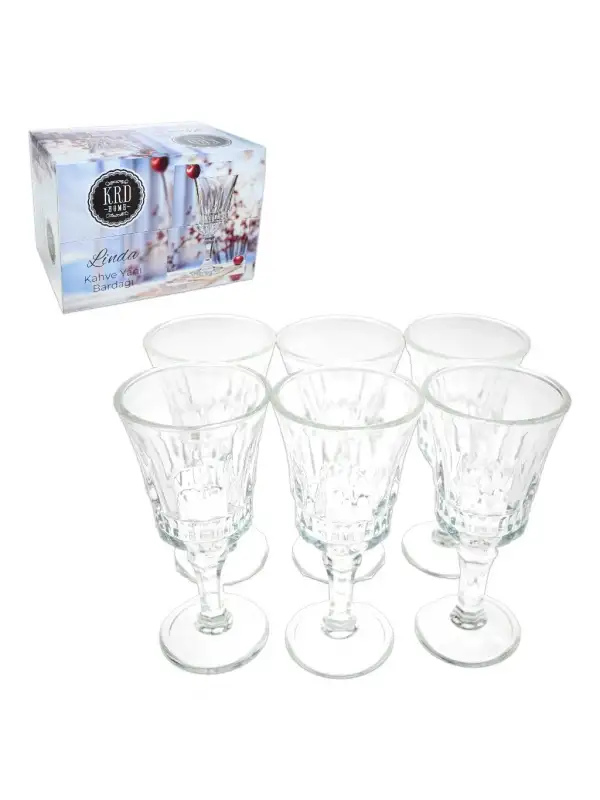 Krd Home Linda Kahve Yanı Bardak 6 Lı Krd-342