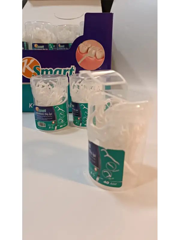 K Smart Kürdanlı Çatal Diş Ipi 40 Lı
