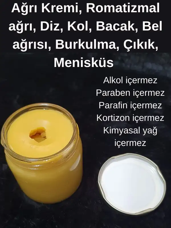 Kuyruk Yagı Kremi El yapımı [kutusuz Cam Kavanoz 105 Ml.] Özel Güçlendirilmiş Doğal Formülüyle