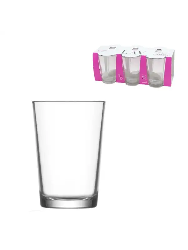 Lav 22010e 6 Lı Düz Su Bardak