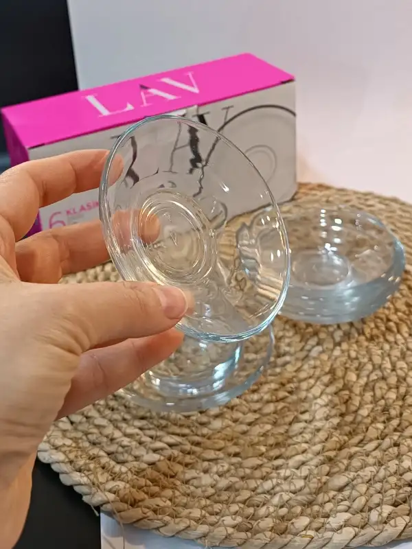 Lav Demet 6lı Çay Tabağı