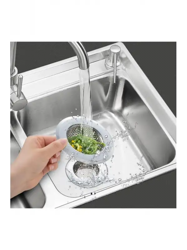 Lavabo Süzgeci Metal Evye Süzgeç Banyo Evye Deliği Çöp Tıkacı 2 Adet