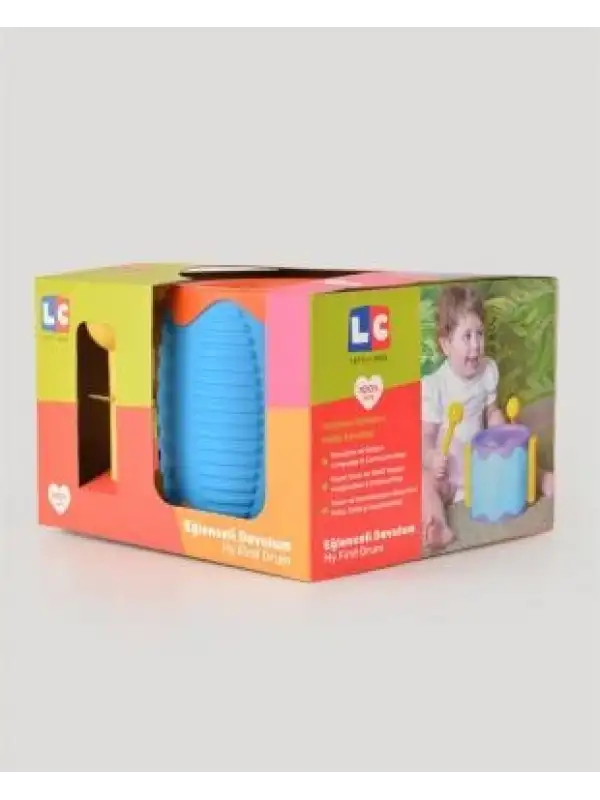 LC Eğlenceli Davul Turuncu-Mavi